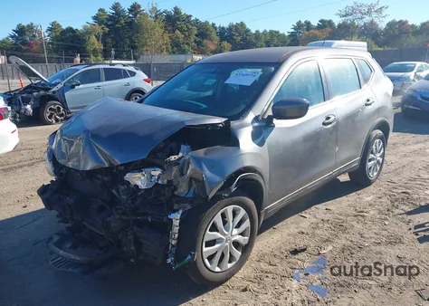 2016 Nissan Rogue S z USA, uszkodzony, nr VIN 5N1AT2MV7GC846448